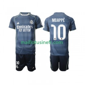 Maillot de Foot Real Madrid Kylian Mbappé 10 Extérieur 2025-26 - Enfant